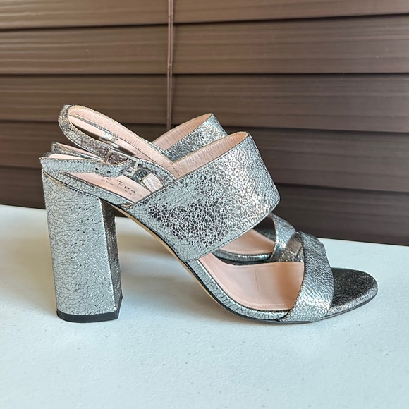 Kate Spade Irvine Metalic Leather Slingback Sandal - Picture 9 of 16